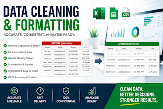 clean and format your data