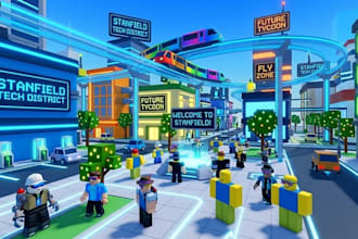 create roblox game, scripting, maps and custom game systems, lag and script,