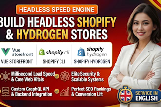 build headless shopify store via nuxt commerce vue storefront hydrogen