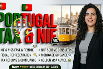 be your portugal tax advisor for nif, niss, and tax returns