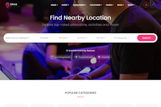 build an event website event management event planning website event ticket site