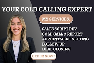 be b2b salesperson cold caller appointment setter telemarketer sales closer