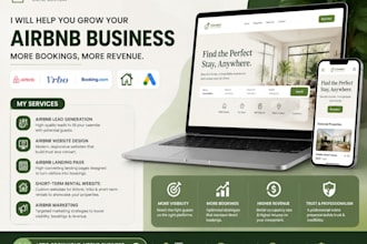 create airbnb ieads, airbnb landingpage, and airbnb website