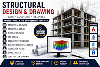 do civil and structural engineering, structural autocad design tekia structures
