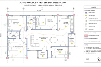 agile project system implementation adu 2d floor plan electrical load bearing