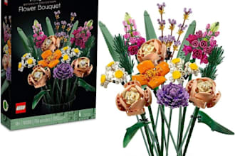 custom design 3d lego model, lego botanical, moc, flower bouquet