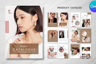 design promotional marketing product catalog, lookbook for fashion apparel brand