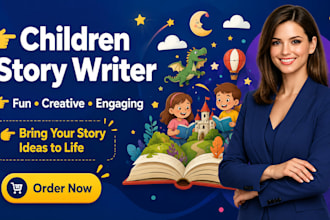 write and edit engaging children story books for kids