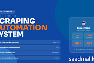 build custom web scraping automations