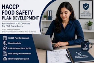develop haccp food safety plans for fda compliance