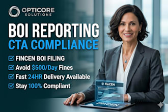 boi reporting fincen compliance beneficial ownership information cta filing llc