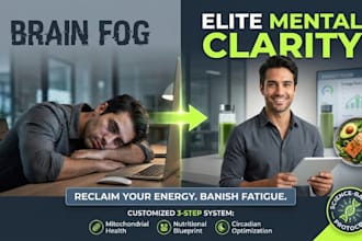 provide a customized wellness system for chronic fatigue and brain fog relief