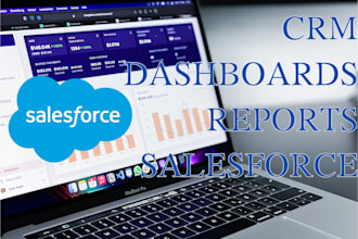 salesforce admin tasks, data entry, reports and CRM management