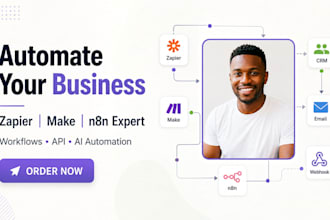 build zapier make com n8n automation tray ai workflows API ai