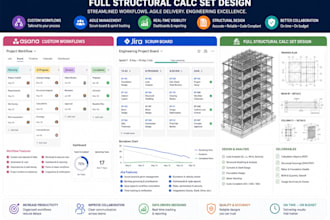 setup asana custom workflows jira scrum board full structural calc set design