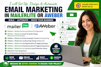 mailerlite aweber automation  landing page
