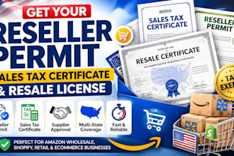 get your resale certificate for amazon wholesale and supplier approval
