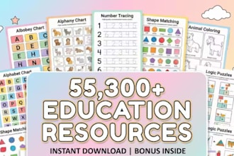 create editable activity worksheet, learning, habit tracking, worksheets for kid