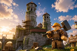 be your roblox modeler for roblox model, roblox map, roblox 3d model