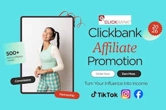 do clickbank affiliate link promotion and recruitment, social media promotion