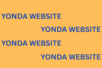 design and redesign yonda website