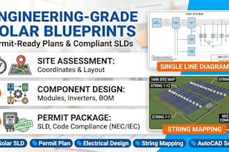 design solar permit plansets and electrical sld