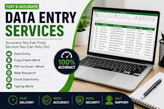 be your virtual assistant for data entry and graphic designs