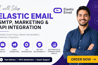 setup elastic email SMTP elastic email marketing elastic email API integration