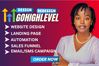buid gohighlevel website gohighlevel landig page sales funnel ghl expert