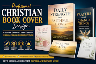 design christian devotional book cover spiritual ministry ebook design
