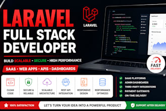build custom laravel CRM and saas platforms