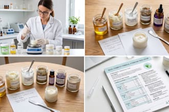 be your cosmetic chemist, skincare and haircare serum formulation, beauty brand