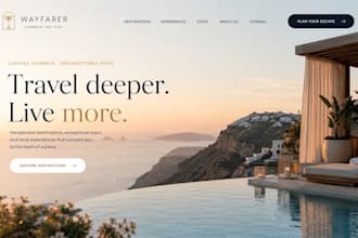 build squarespace travel startup hospitality startup tourism startup website