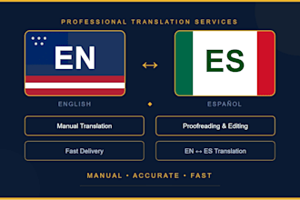 do accurate spanish to english translation asap