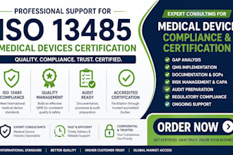 facilitate iso 13485 certification for medical devices through accredited bodies