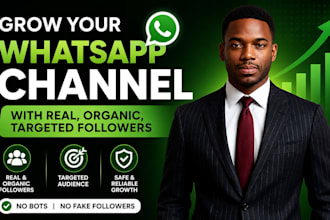 boost your whatsapp channel and also increase the channel followers