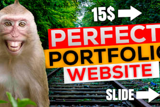 create a portfolio website for you