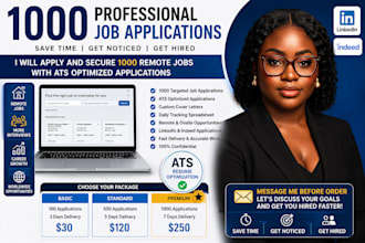 professionally search and apply 1000 jobs for you