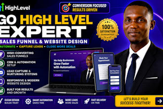 gohighlevel landing page gohighlevel website design go high level sales funnel