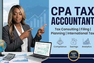 be cpa tax accountant for tax consulting, filing, planning, international tax