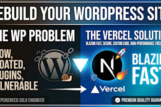 migrate your wordpress site to a high performance nextjs vercel app