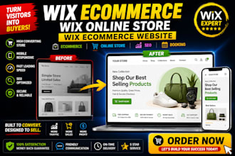 build your wix ecommerce store, wix online store, wix ecommerce website