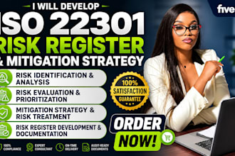 develop iso 22301 risk register and mitigation strategy