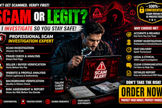 do investigation, osint check, background verification