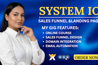 build system io sales funnel, system io landing page,  system io website