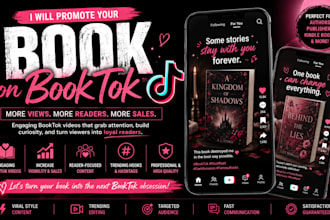 create engaging booktok videos for your kindle or paperback book, booktok