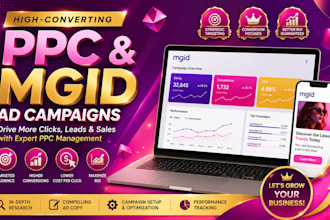 create high converting ads, ppc campaign, pay per click, campaign setup, mgid ad