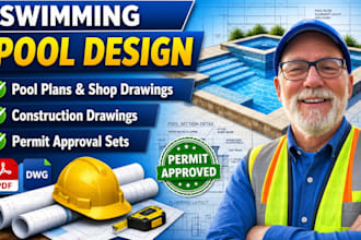 design swimming pool plans shop drawing pool construction drawings for permit