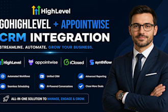 setup appointwise gohighlevel iclosed synthflow ai chatbot sales funnel n8n CRM