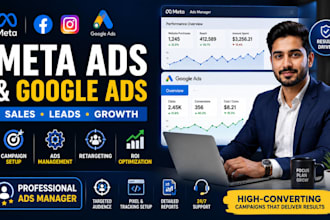be your meta ads manager meta ads coach campaign manager meta ads and goggle ads